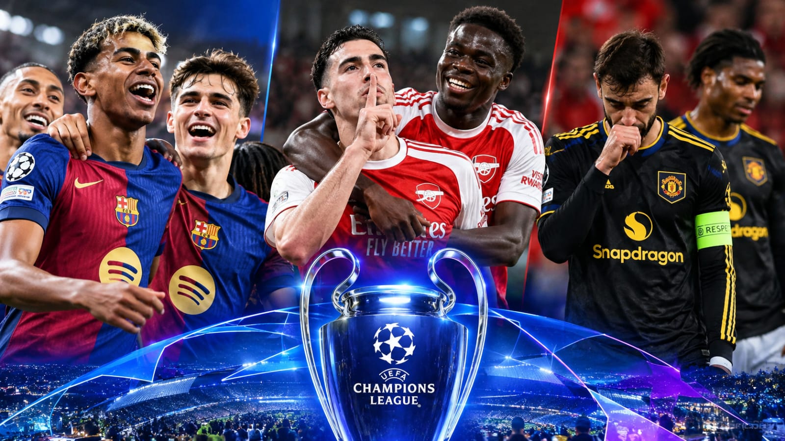 Barcelona dan Arsenal Menang Telak, MU Tumbang Barcelona dan Arsenal Menang Telak, MU Tumbang