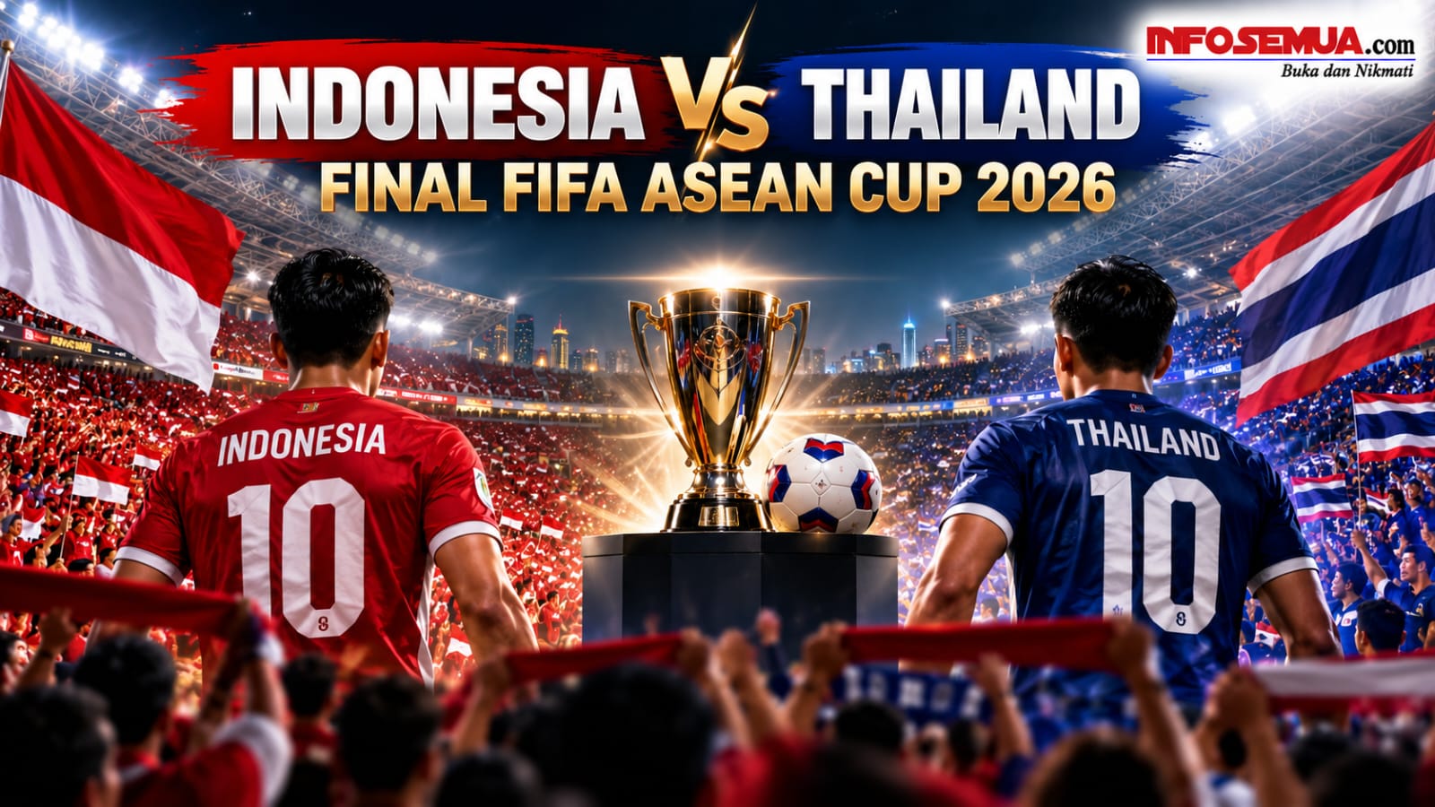 Indonesia vs Thailand di Final FIFA ASEAN Cup 2026, Suporter Yakin Garuda Juara dan Hadiah Miliaran Menanti Indonesia vs Thailand di Final FIFA ASEAN Cup 2026, Suporter Yakin Garuda Juara dan Hadiah Miliaran Menanti